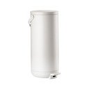 Coș de gunoi alb cu pedală din plastic 35 l Circular – Zone