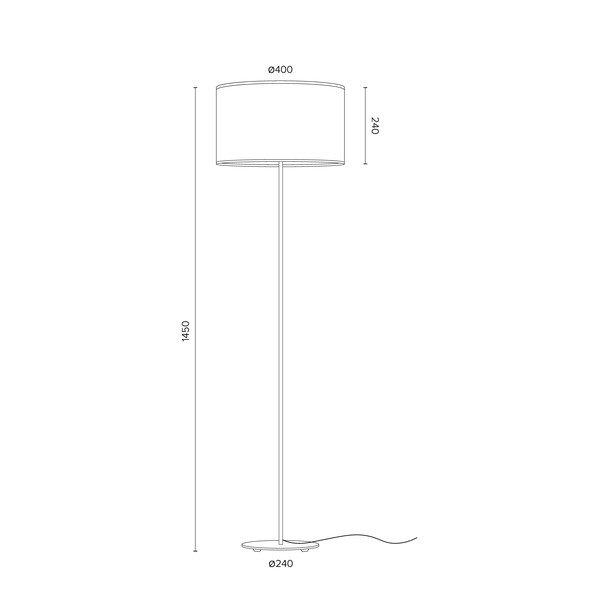 Lampadar Sotto Luce Mika, Ø 40 cm, cupru/negru-image-1