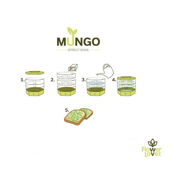 Ghiveci din plastic ø 17 cm Mungo – Flower Lover-image-2