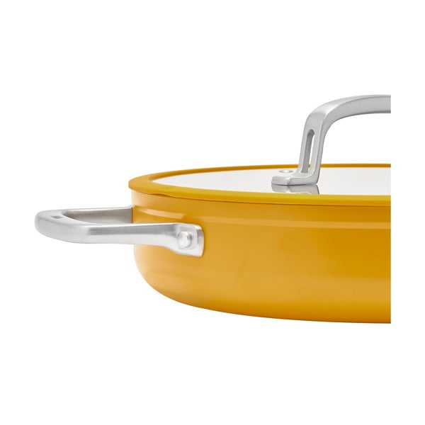 Tigaie cu capac/cu suprafață ceramică ø 28 cm tegame Meda 3.0 – FABINI-image-4