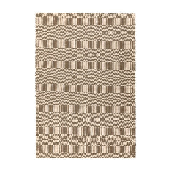 Covor maro deschis din lână 200x300 cm Sloan – Asiatic Carpets