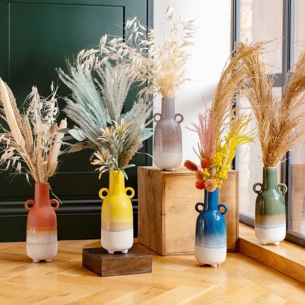 Vază Sass & Belle Bohemian Home Mojave, ø 23 cm, verde-image-1