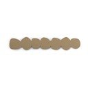 Cuier de perete bej din metal 80 cm Tumulo – Spinder Design