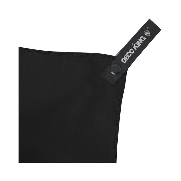 Set 2 prosoape cu uscare rapidă DecoKing EKEA, 40 x 80 cm, negru-image-4