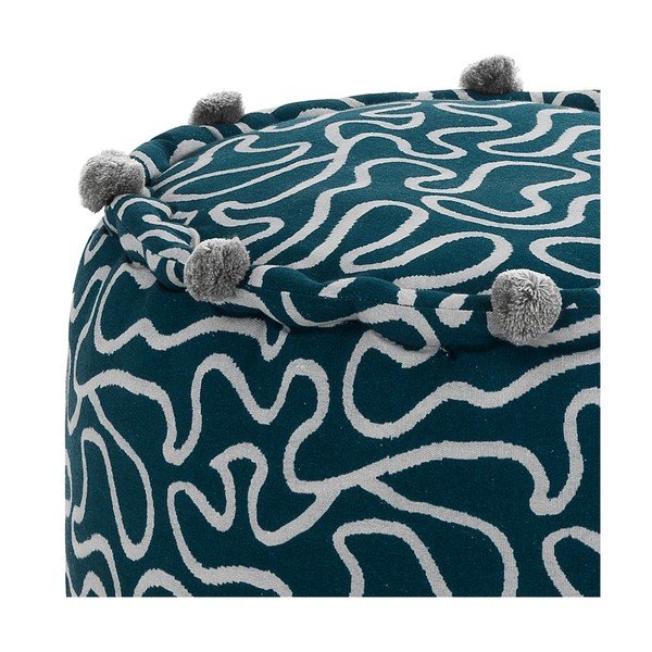 Taburet albastru închis/gri deschis Tangle – Tomasucci-image-1