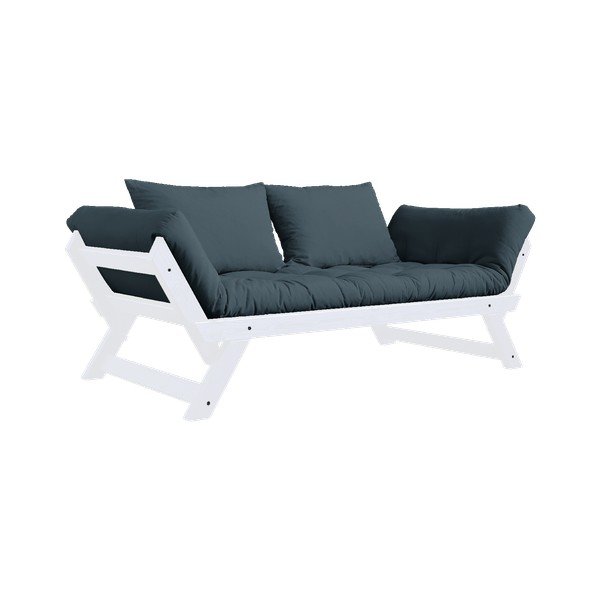 Canapea variabilă KARUP Design Bebop White, albastru petrol-image-3