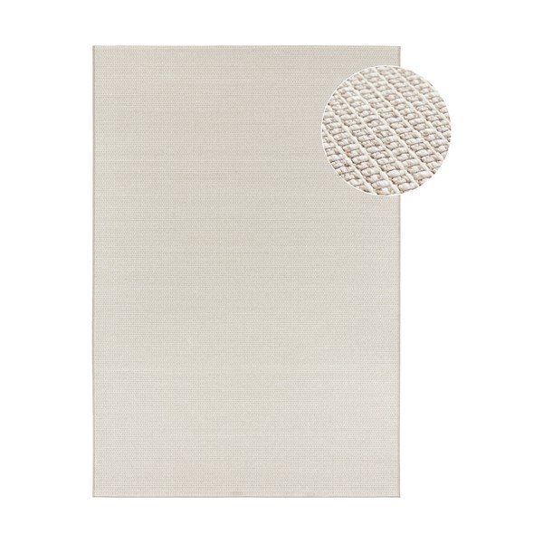 Covor adecvat și pentru exterior Elle Decoration Secret Millau, 140 x 200 cm, crem bej