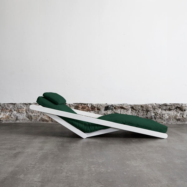 Șezlong extensibil Karup Figo White/Botella-image-2