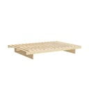Pat matrimonial în culoare naturală din lemn masiv de pin 180x200 cm Kanso – Karup Design