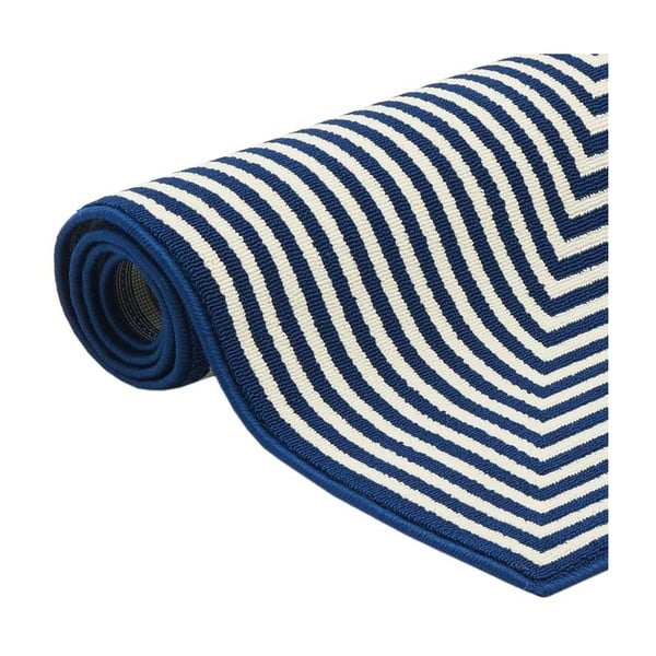Covor adecvat pentru exterior Floorita Braid, 160 x 230 cm, albastru închis-image-2