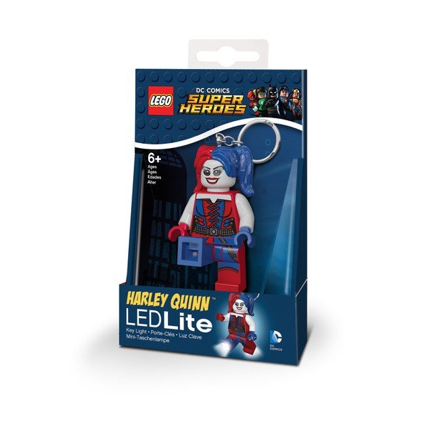 Breloc cu LED LEGO® DC Super Heroes Harley Quinn-image-1