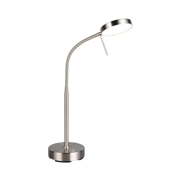 Veioză argintie LED (înălțime 45 cm) Moreno – Reality