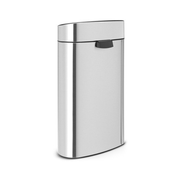 Coș de gunoi argintiu mat de reciclat/cu senzori de atingere din oțel 33 l Touch Bin Recycle – Brabantia-image-3