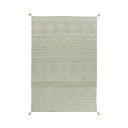 Covor verde deschis lavabil/țesut manual din bumbac 170x240 cm Tribu Olive – Lorena Canals