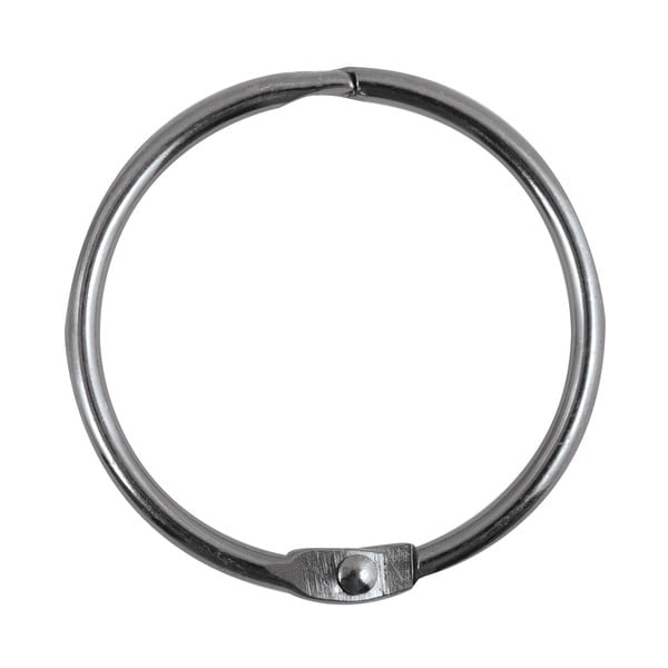 Inele pentru perdea de duș negru-mat 12 buc. Ringo Small – Spirella-image-2