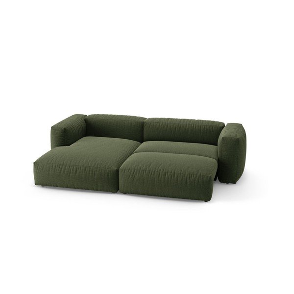 Colțar modular verde extensibil (cu colț pe partea stângă/cu șezlong) – Micadoni -image-4