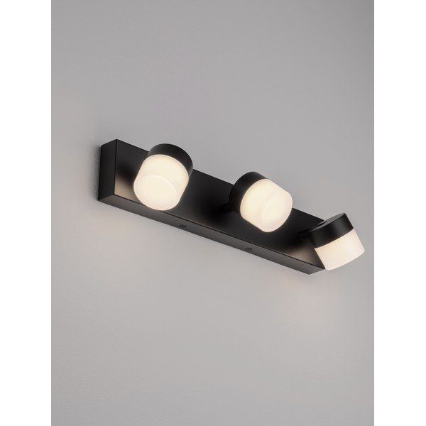 Aplică de perete negru-mat LED din aluminiu Teko – Nova Luce-image-1