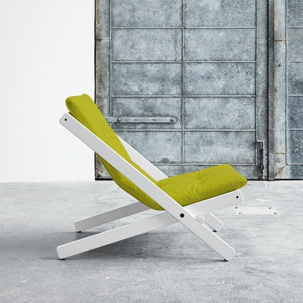 Fotoliu pliant Karup Boogie White/Pistacio-image-1