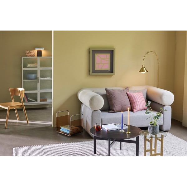 Măsuță de cafea neagră rotundă ø 80 cm Fjord – Hübsch-image-1