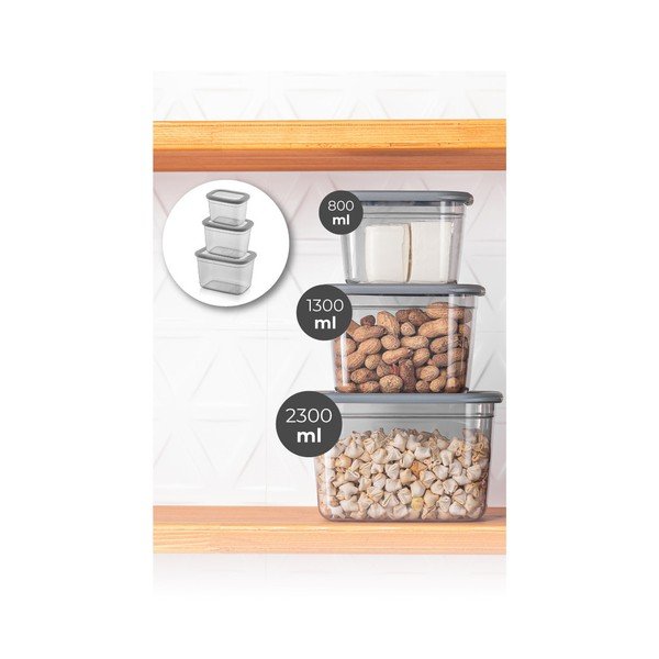 Recipiente 3 buc. pentru alimente – Hermia-image-2