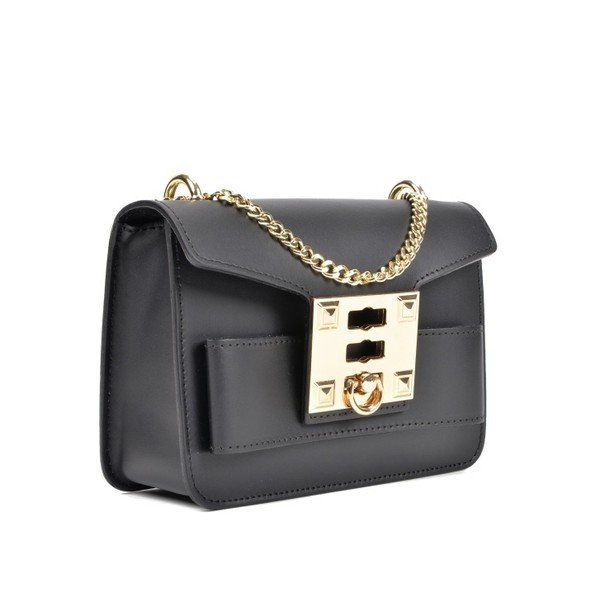 Geantă din piele Roberta M Ferra Nero, negru-image-2