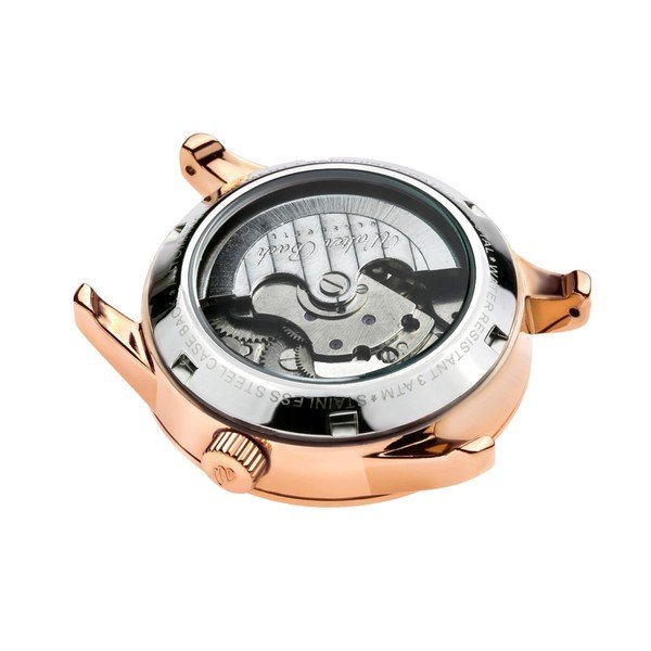 Ceas damă cu curea din piele naturală Walter Bach Union, alb-image-3