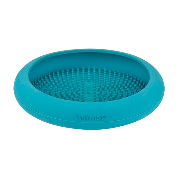 Covoraș de lins pentru animale de companie UFO Turquoise – LickiMat-image-1