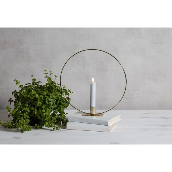 Decorațiune luminoasă aurie Flamme Table – Star Trading-image-2