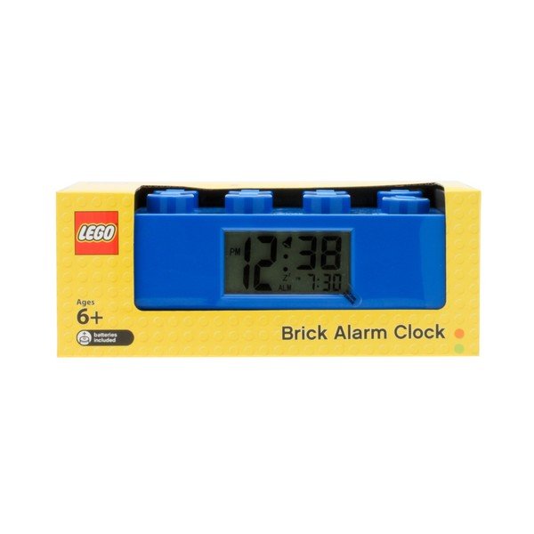 Ceas deșteptător LEGO® Brick, albastru-image-2