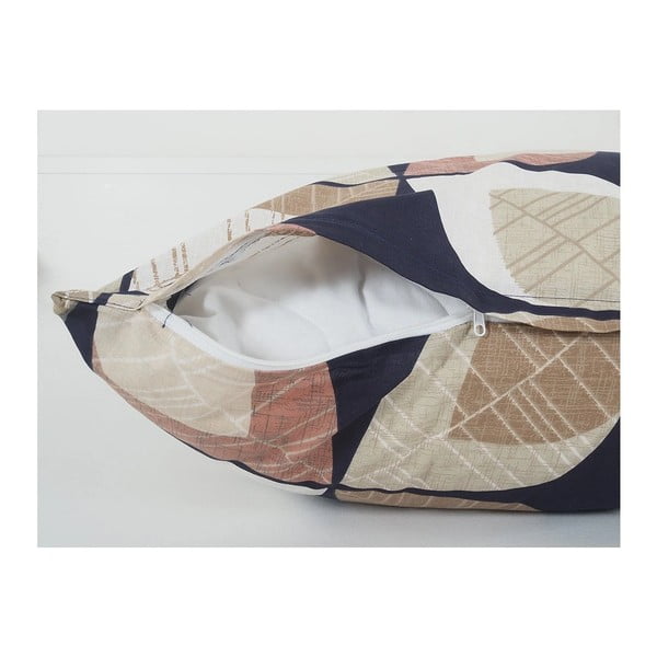 Lenjerie de pat maro din țesătură crep pentru pat de o persoană 140x200 cm Autumn Leaf – B.E.S.-image-2