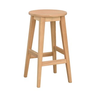 Set 2 scaune de bar din lemn de stejar în culoare naturală 65 cm Austin - Rowico