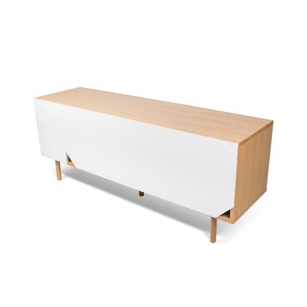 Comodă TemaHome Dann Oak, alb-gri-image-1