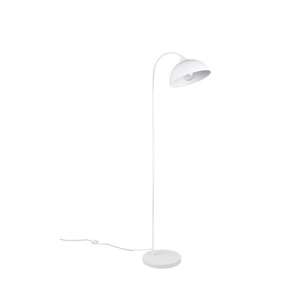 Lampadar alb cu abajur din metal (înălțime 170 cm) Sierra – Reality-image-1