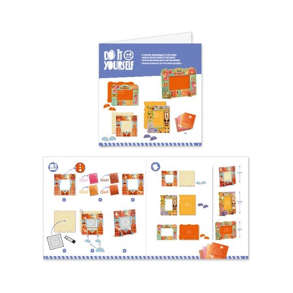 Set DIY 3 rame Djeco Animals-image-1