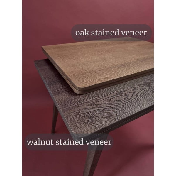 Masă de dining extensibilă cu blat cu aspect de lemn de  frasin  65x90 cm Envelope – Ragaba-image-4