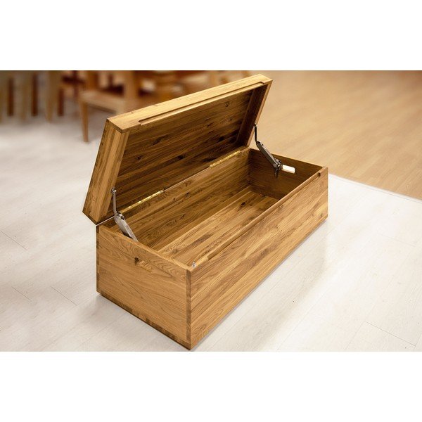 Cufăr / ladă din lemn de stejar Vento - The Beds-image-4