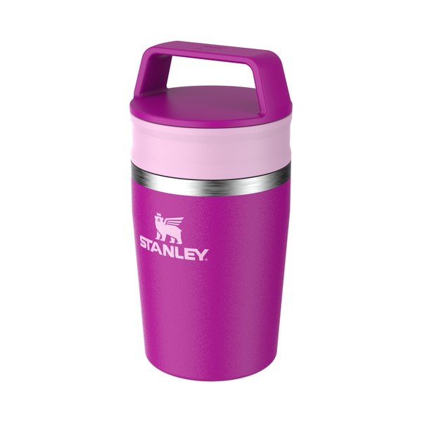 Cană termos roz din oțel inoxidabil 230 ml Café-To-Go Travel Mug Violet Blossom – Stanley-image-1