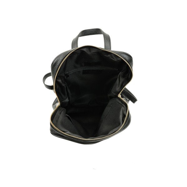 Rucsac din piele Roberta M Linda, negru-image-4