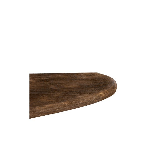 Raft în culoare naturală închisă din lemn de mango 49 cm Ginosu – Light & Living-image-2