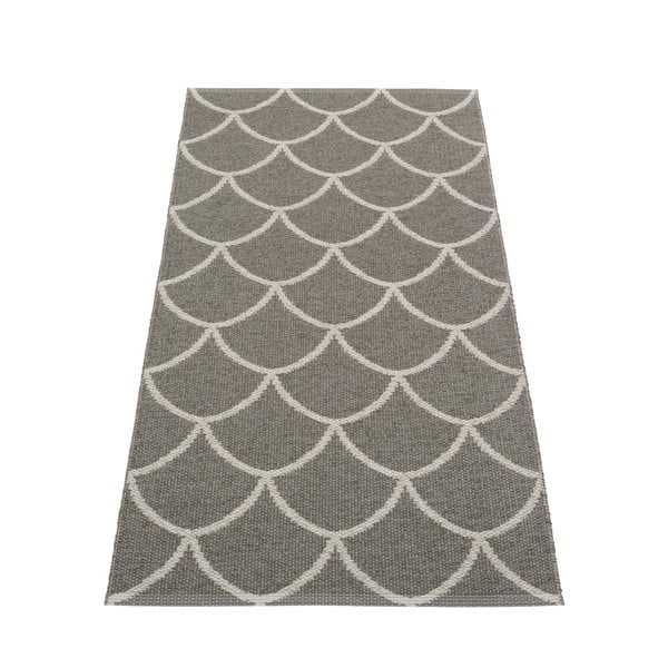 Covor tip traversă pentru interior și exterior gri 70x150 cm Kotte Charcoal – Pappelina