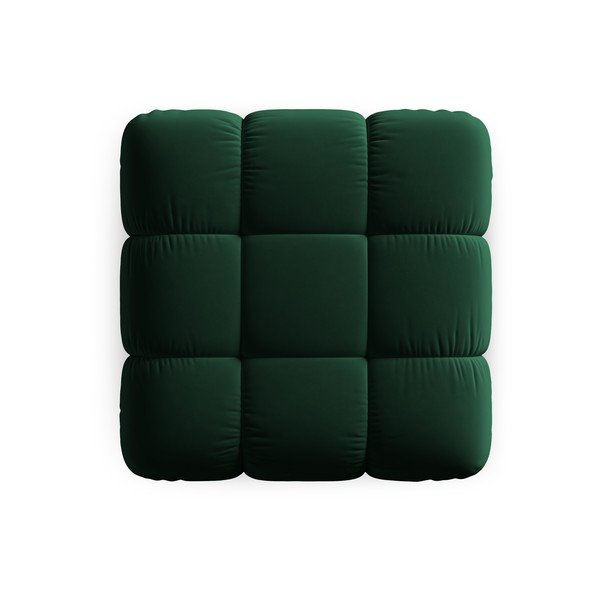 Taburet modular verde cu tapițerie din catifea Bellis – Micadoni Home-image-4