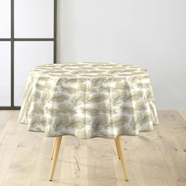 Față de masă lavabilă ø 160 cm Plumina – douceur d'intérieur