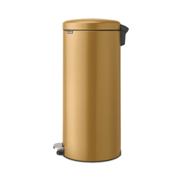 Coș de gunoi auriu cu pedală din oțel 30 l NewIcon – Brabantia