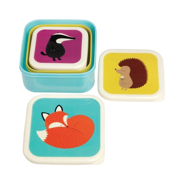Set 3 recipiente pentru gustare Rex London Rusty And Friends-image-3