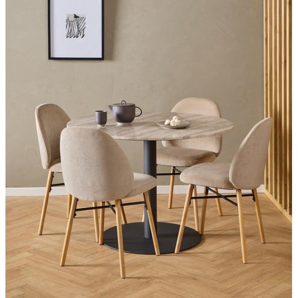 Scaun de dining bej Sophia – Actona-image-1