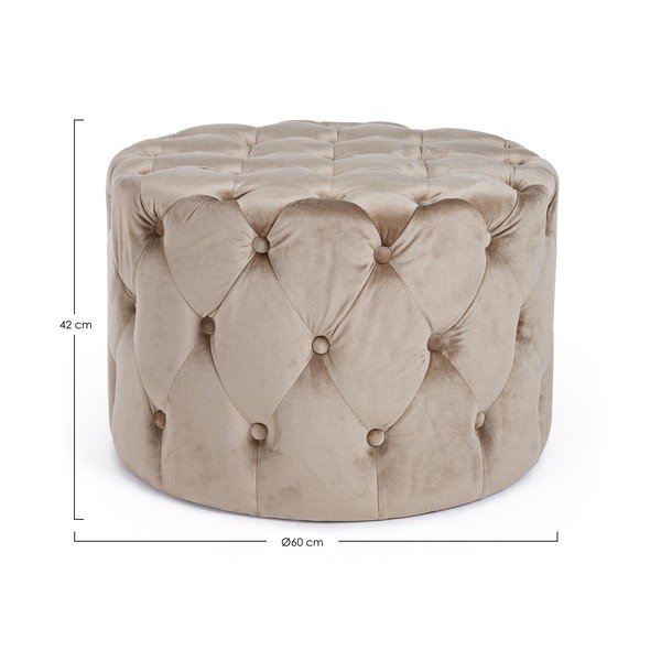 Puf taupe Lorella – Yes Everyday-image-3