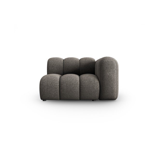 Modul pentru canapea gri închis (cu colț pe partea dreaptă) Lupine – Micadoni Home