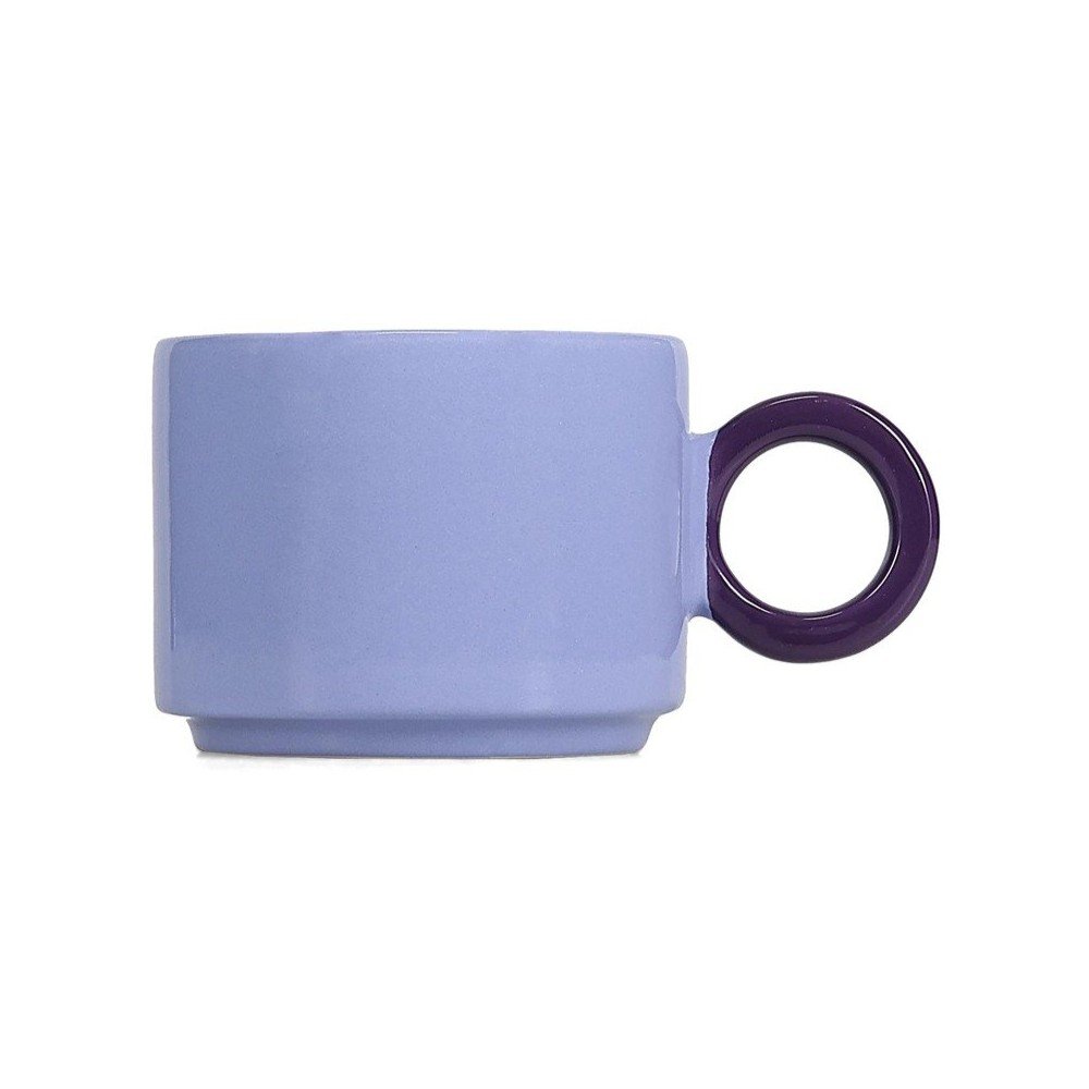 Cana mov lavanda din gresie ceramica 280 ml Lou – ONA