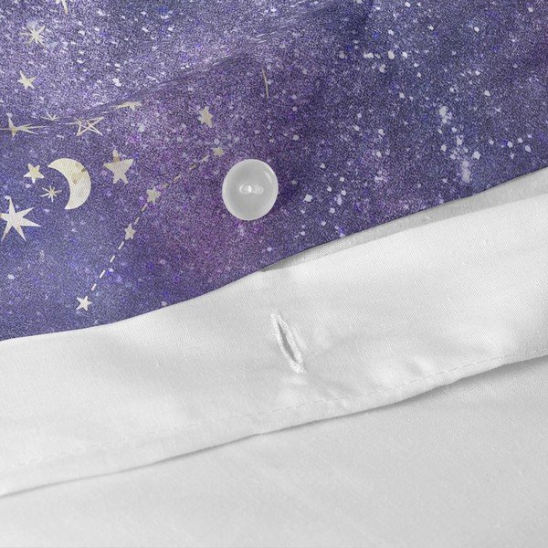 Husă din bumbac pentru pilotă Happy Friday Basic Ultraviolet, 140 x 200 cm-image-3
