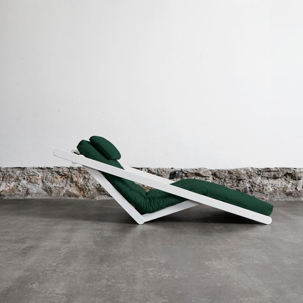 Șezlong extensibil Karup Figo White/Botella-image-1